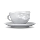 Bijela porculanska šalica za kavu 58products Smiley, 200 ml
