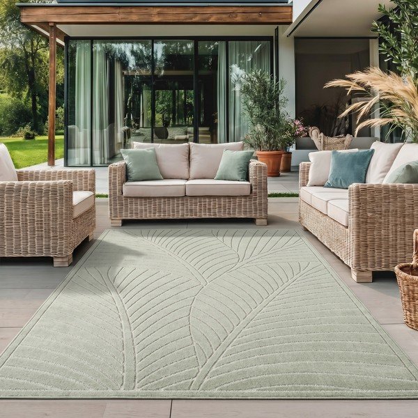 Zeleni unutarnji i vanjski tepih 140x200 cm Nova 1203 – Ayyildiz Carpets-image-1