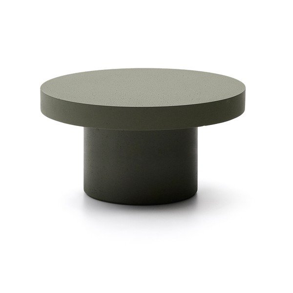 Okrugao vrtni stolić za kavu betonski ø 90 cm Aiguablava – Kave Home