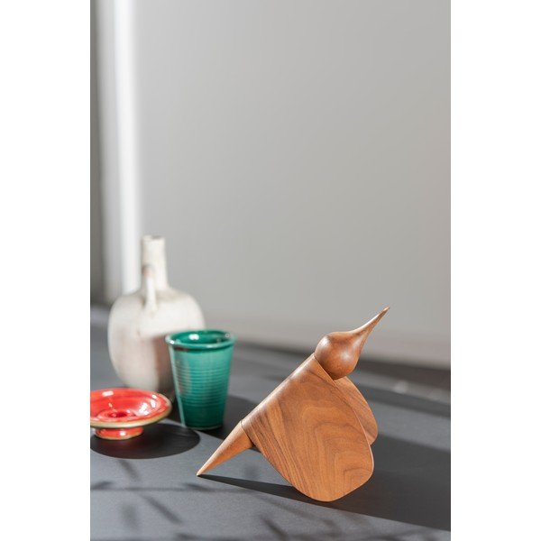 Figura ptice od orahovog drva Gazzda-image-1