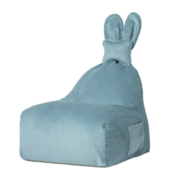 Plava dječja vreća za sjedenje Funny Bunny – The Brooklyn Kids