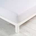 Bijela plahta s gumom od jeseya 140x190 cm Jersy – douceur d'intérieur