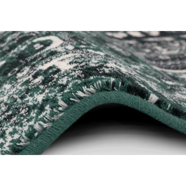 Petrolej zeleni vuneni tepih 133x180 cm Eve – Agnella-image-2