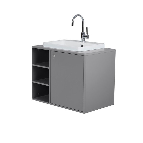 Sivi ormarić ispod umivaonika 80x62 cm Color Bath - Tom Tailor for Tenzo-image-2