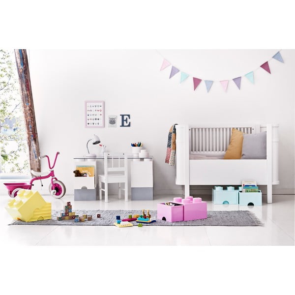 Svijetloružičasta kutija za pohranu s dvije ladice LEGO®-image-1