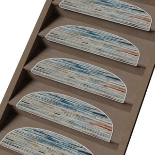 Set tepiha za stepenice 16 kom 20x65 cm Plain Sky – Vitaus