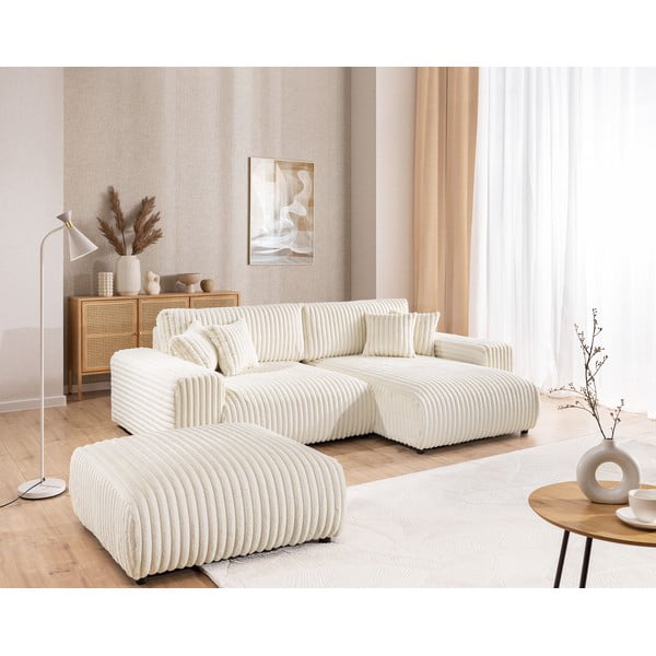 Krem tabure od samta Justin – Ropez-image-3