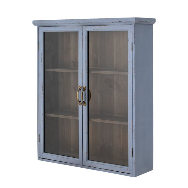 Plava viseća vitrina od masivne jele 81x91 cm Hazem – Bloomingville-image-2