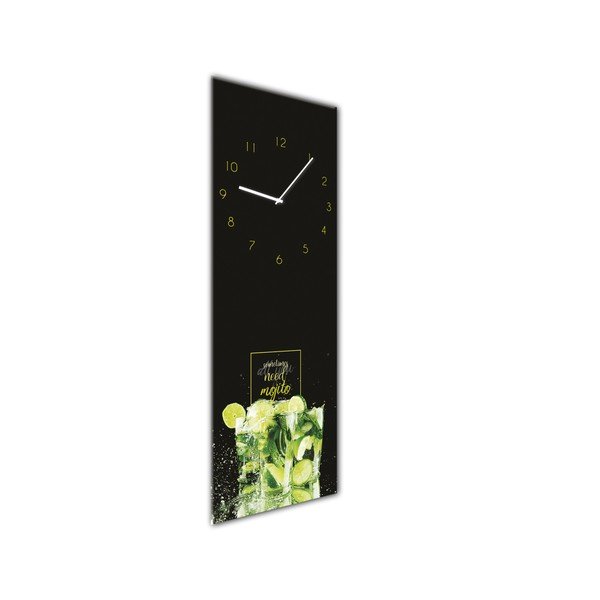 Zidni sat Styler Glassclock Mojito, 20 x 60 cm-image-2