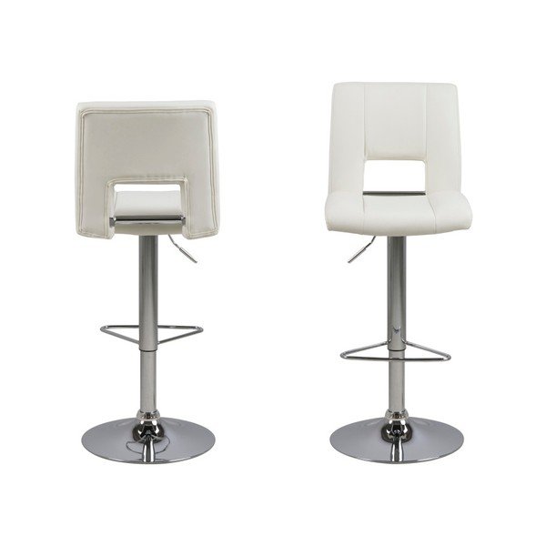 Set od 2 bijele barske stolice Acton Wilma Barstool-image-1