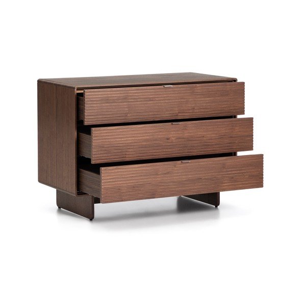 Komoda u dekoru oraha u tamnoj prirodnoj boji 101x75x50 cm Norlen – Kave Home-image-4