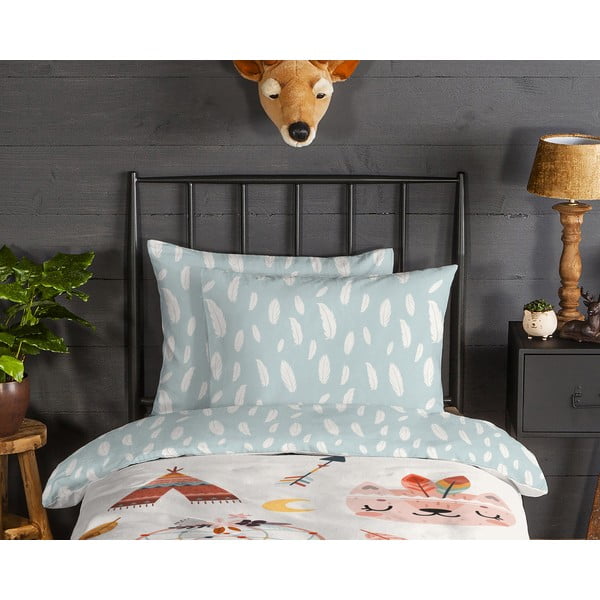 Flanelska dječja posteljina za krevet za jednu osobu 140x200 cm Dreamy – Good Morning-image-2