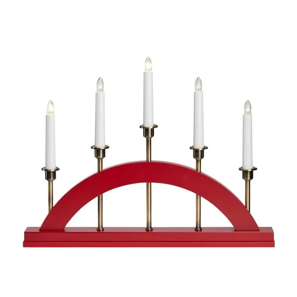 Crveni božićni svjetlosni ukras Bridge – Markslöjd-image-4