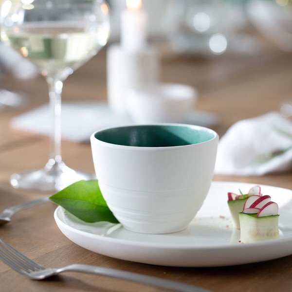Bijelo-zelena porculanska šalica Villeroy & Boch list, 450 ml-image-1