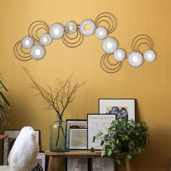 Metalni zidni ukras 101x41 cm - Wallity-image-1