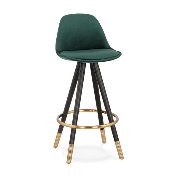Tamno zelena bar stolica nositi mini, visinu sjedala 65 cm