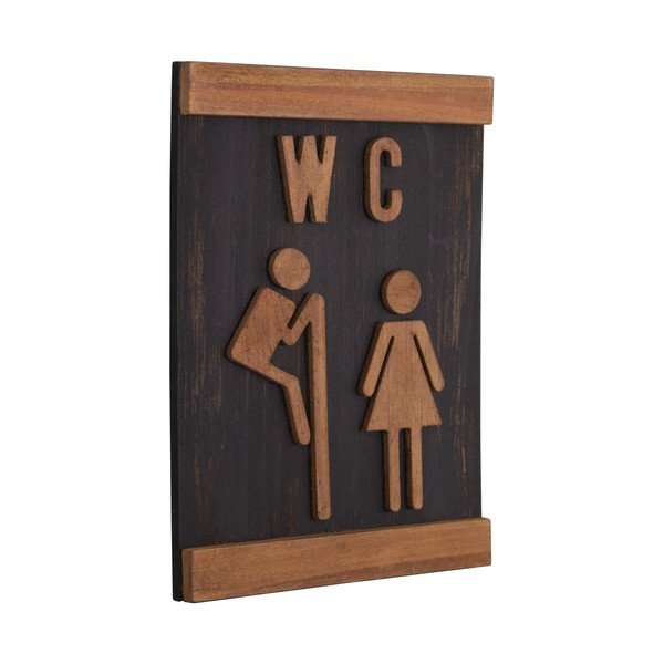 Ukrasni znak 16x21 cm WC – Antic Line-image-1