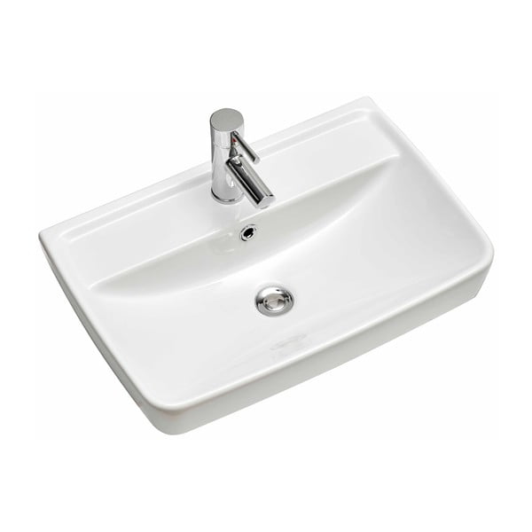 Bijeli umivaonik bez slavine 60x40 cm Set 374 - Pelipal