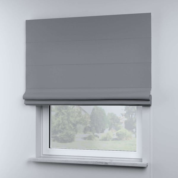 Sivi rimski zastor 170x160 cm Cotton Story - Yellow Tipi-image-1