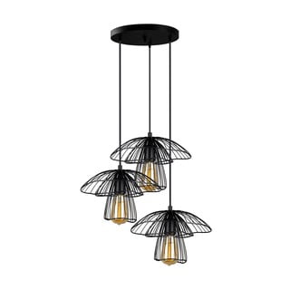 Crna viseća svjetiljka Squid Lighting Root, visina 117 cm