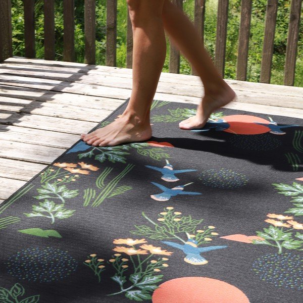Crni tepih 123x180 cm Bloom - Nattiot-image-4