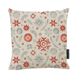Božićni jastuk s pamučnim oblaganjem Butter Kings Snowflake Frost, 45 x 45 cm