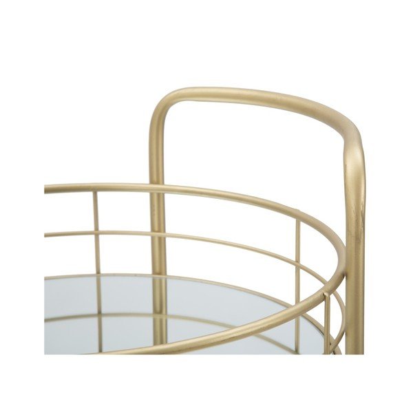 Kolica za posluživanje na 3 kata sa zlatnim dizajnom Mauro Ferretti Ronda-image-1