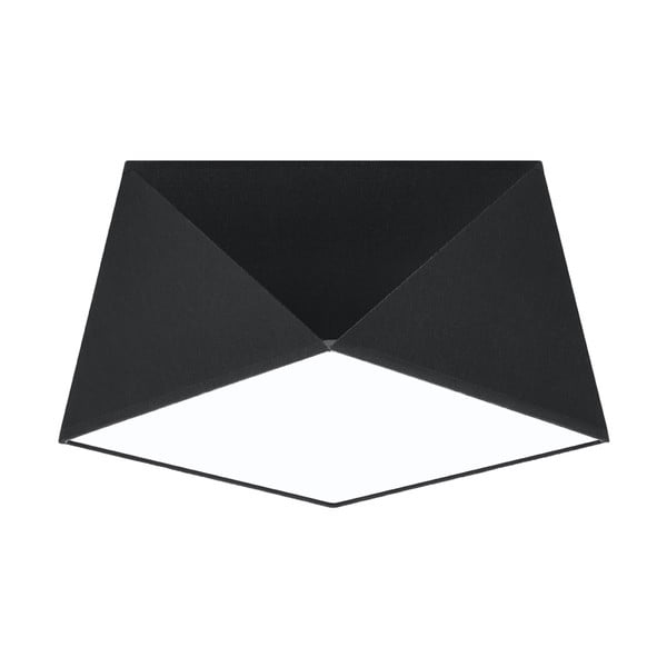Crna stropna svjetiljka 25x25 cm Koma – Nice Lamps