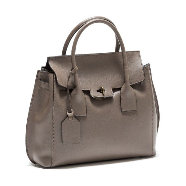 Sivo-smeđa kožna torbica Isabella Rhea br. 479-image-2