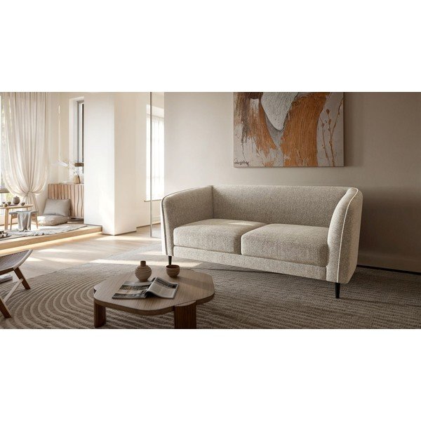 Krem sofa 160 cm Galbe – Ghado-image-2