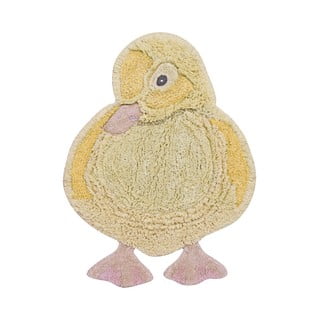 Žuti  periv/ručno rađen pamučan dječji tepih 95x120 cm Ducky – Lorena Canals