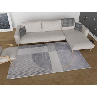 Sivi perivi tepih 120x160 cm – Vitaus