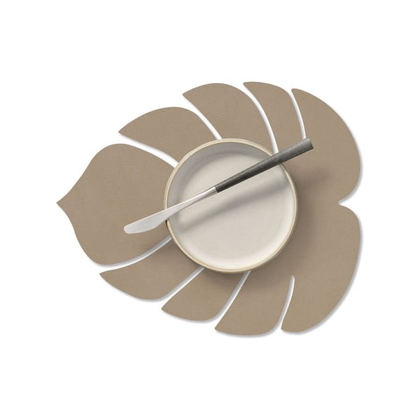 Podmetač od eko kože 22x26 cm Monstera Leaf Nupo – LIND DNA-image-1