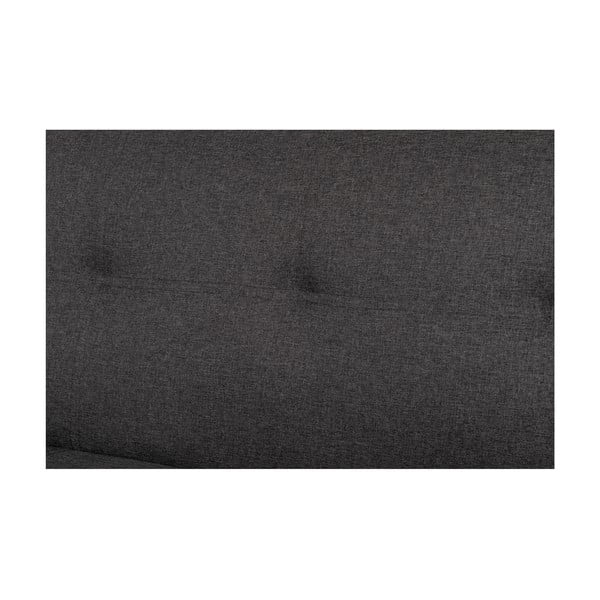 Tamno sivi kauč na razvlačenje sa sivim nogama Debut Ozzie-image-4