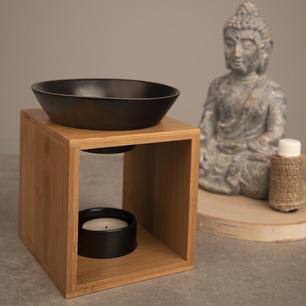 Porculanska aroma lampa Black – Orion-image-1