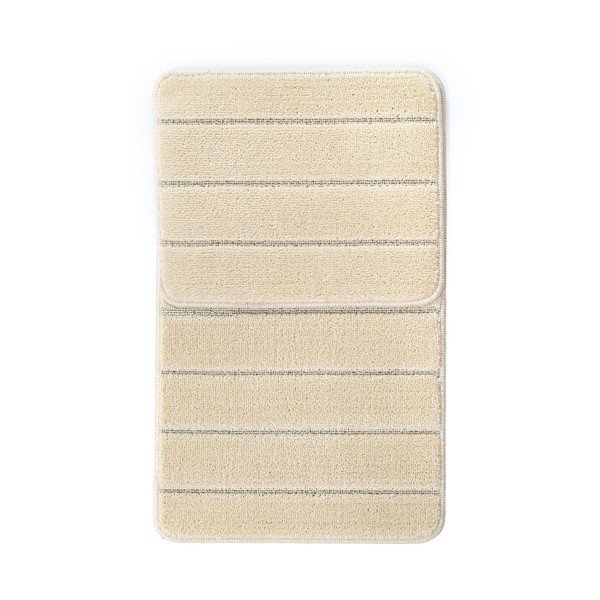 Krem kupaonske prostirke u setu 2 kom 50x80 cm Yeni Cizgli – Foutastic-image-2