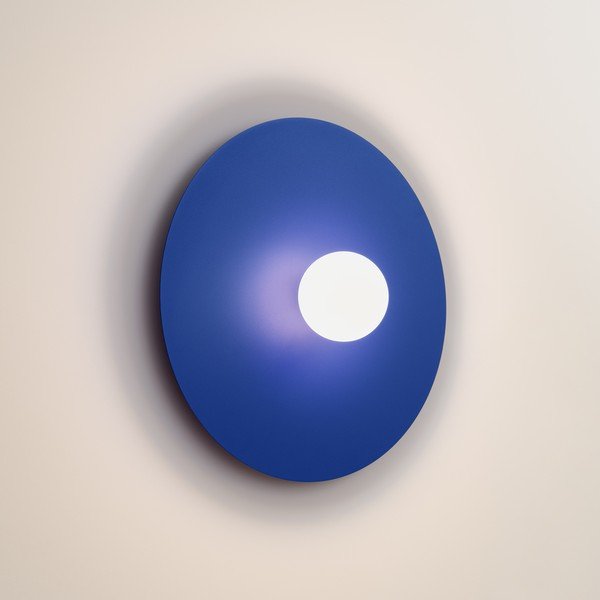 Tamno plava metalna zidna lampa ø 50 cm AKE – Thoro-image-2