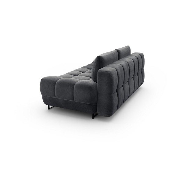 Tamnosivi baršunasti trosjed na razvlačenje Windsor & Co Sofas Cirrus-image-3