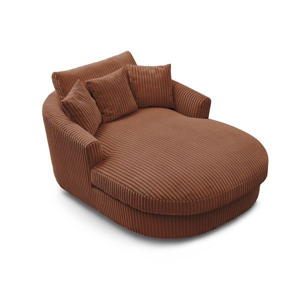 Narančasta fotelja od samta Belem – Bobochic Paris-image-4