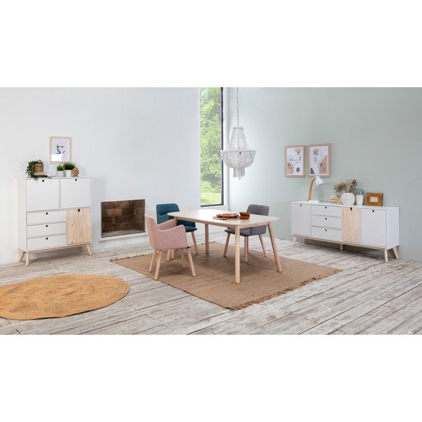 Bijela komoda od Marckeric Kiara drveta-image-1