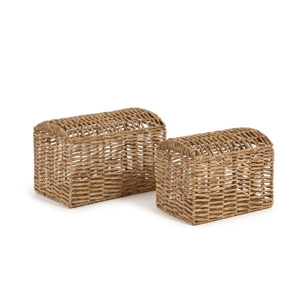 Košare u setu 2 kom od vodenog zumbula 60x37x40 cm Xuliana – Kave Home