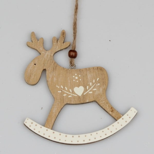 Viseći drveni ukras Dakls Reindeer