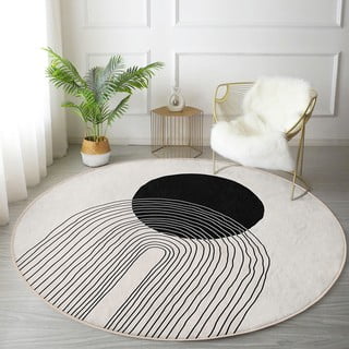 Krem periv okrugao tepih ø 120 cm Comfort – Mila Home