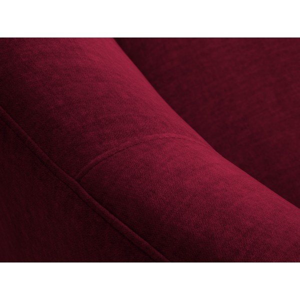 Bordo baršunasta asimetrična sofa Mazzini Sofas Debbie, lijevo-image-4