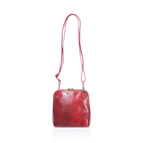 Crvena kožna ženska torbica Medici iz Firence Francesca