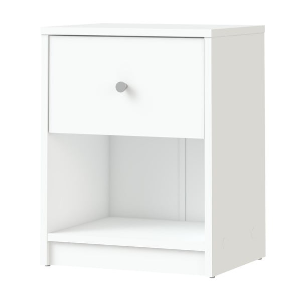 Bijeli noćni ormarić s policama May - Tvilum-image-4