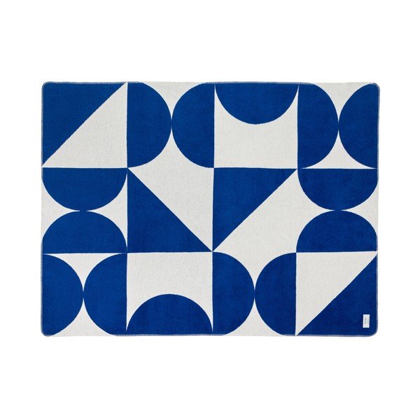 Plava/krem deka 150x200 cm Tul – noo.ma