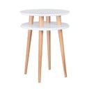Bijeli stolić za kavu Ragaba UFO, Ø 45 cm
