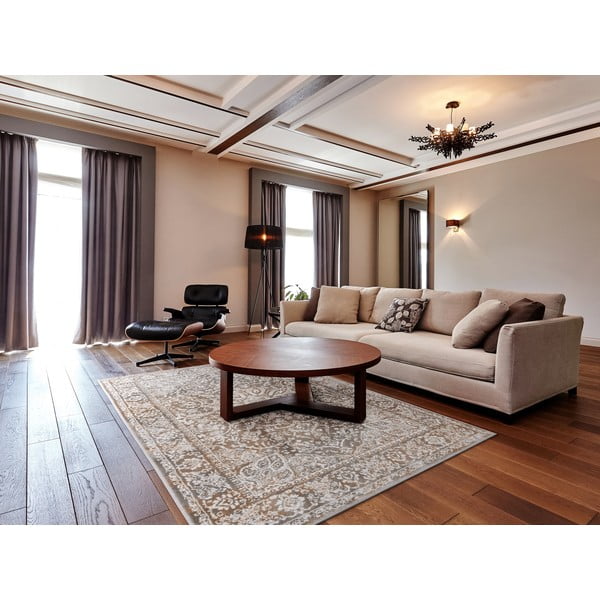 Sivi/bež tepih 160x230 cm Sensi Idra – FD-image-1