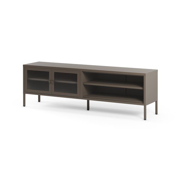 Siva metalna TV komoda 160x50x35 cm Layna – Marckeric-image-4
